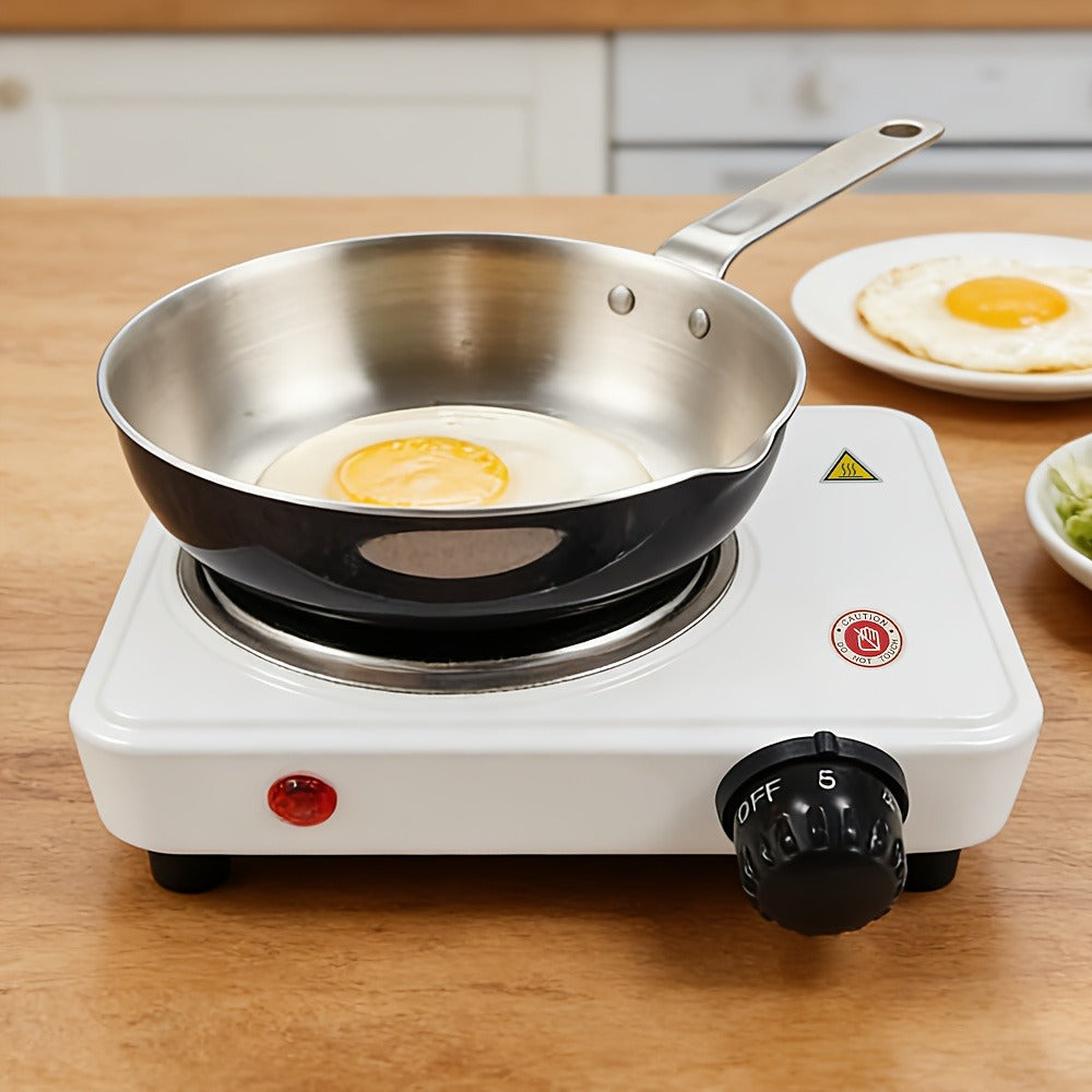 Electric Stove Desktop 5-Speed Temperature Control, Portable Electric Burner for Home & Camping, Compact Quick-Heating Counte