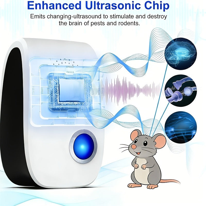 Ultrasonic Pest Repeller Plug-In 2025 Upgrade, Electronic Indoor Pest Control for Cockroaches, Mice — image 10