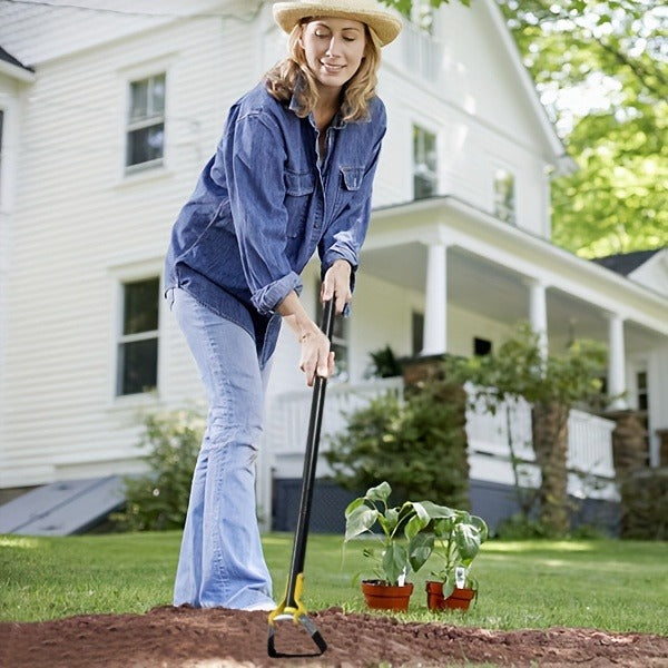 Adjustable Stirrup Hoe Garden Tool with Loop Head, Sectional Handle and 4.5-, 6- or 7.5-Foot Lengths — image 4