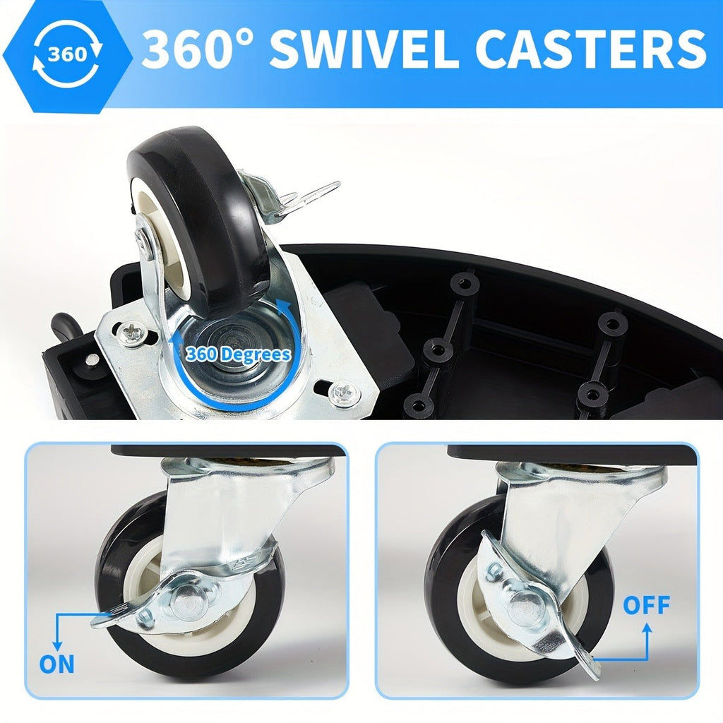 Plant Caddy with Wheels | 330 Lbs Heavy Duty, 8 Lockable Casters, Fits 8"-22" Pots — image 11