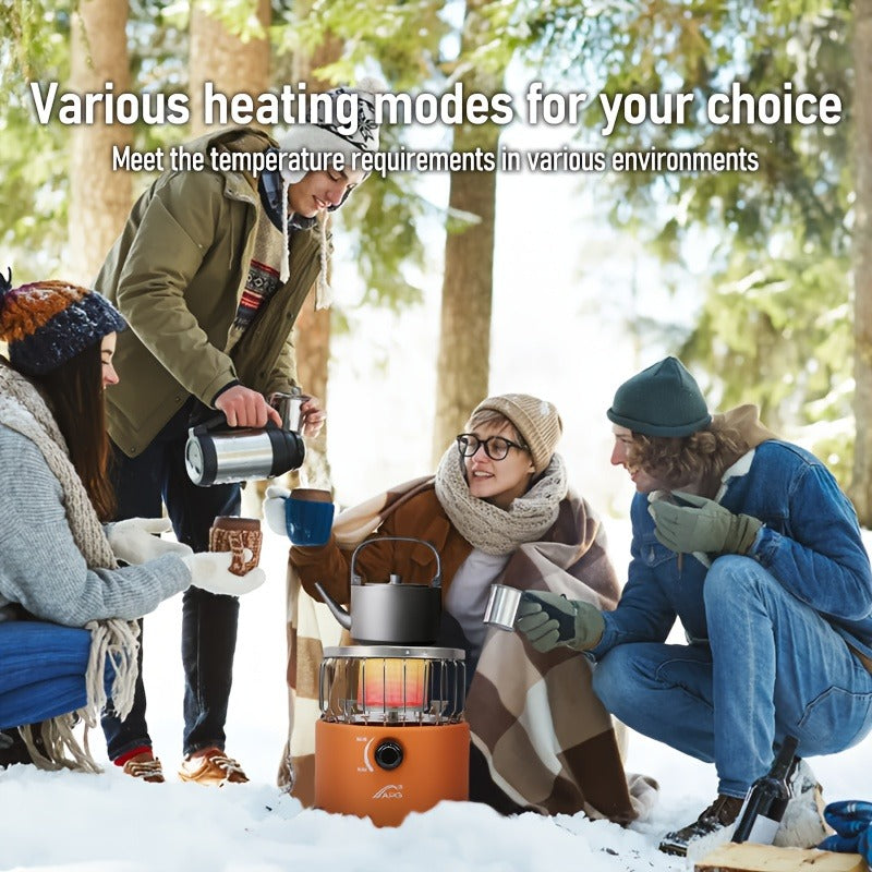 Portable Propane Heater Stove 2-in-1 Camping Gas Stove & Heater 3680-9000 BTU with Ignition, Stainless Steel — image 12