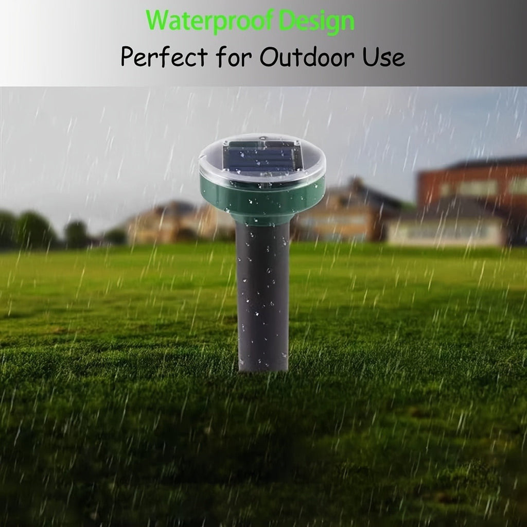 Solar Ultrasonic Pest Repeller Outdoor Rodent Stake for Yard Garden Farm Mole Snake Skunk Dog Device 2/4/6/10 Pack — image 10