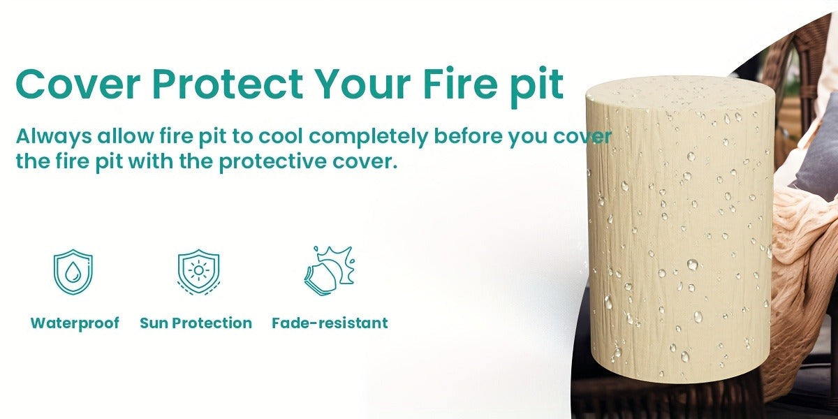 Propane Fire Pit Table 16-Inch Portable Outdoor Fire Table with Glass Windproof Cover, High-Power Patio Heater — image 11