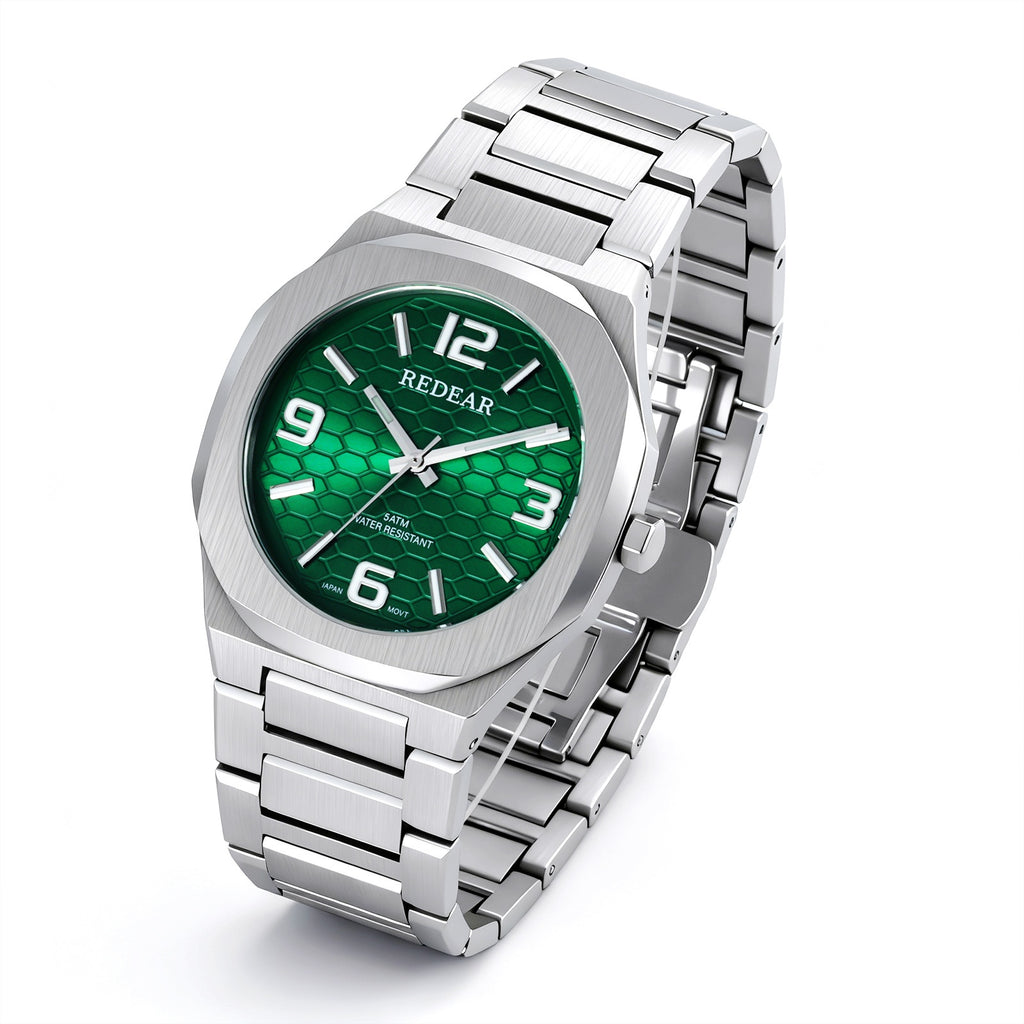 Mens Watch With Japanese Movement Non-mechanical Water-resistant