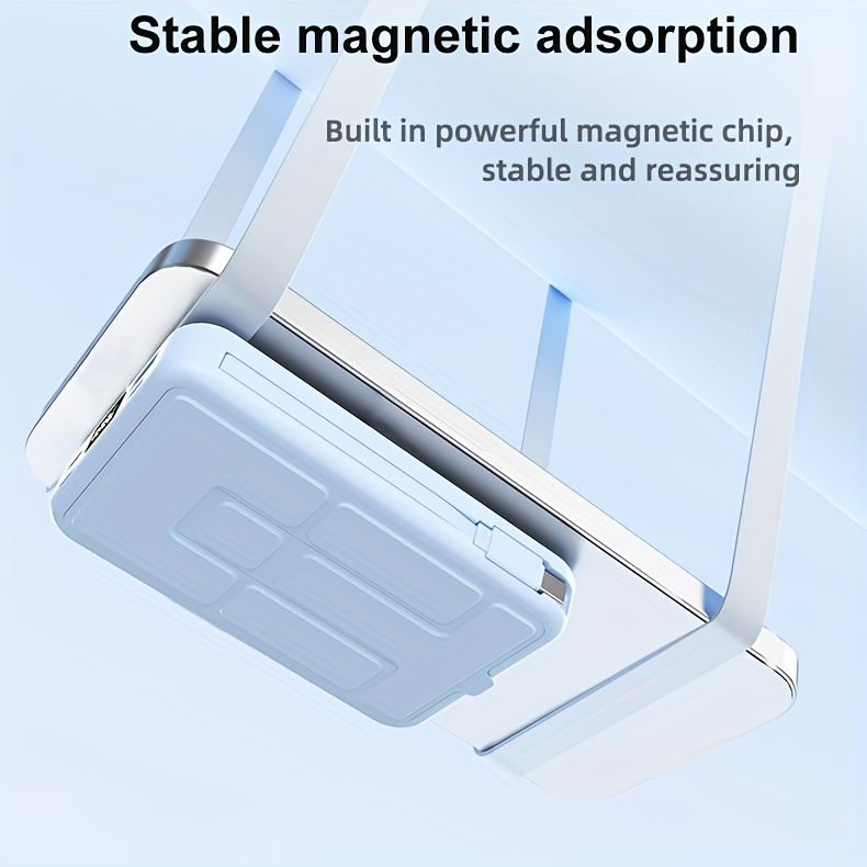 10000mAh Mobile Power, 22.W Magnetic Charging Treasure, Comes with Convenient Dual Cable, with LED Power Display — image 13