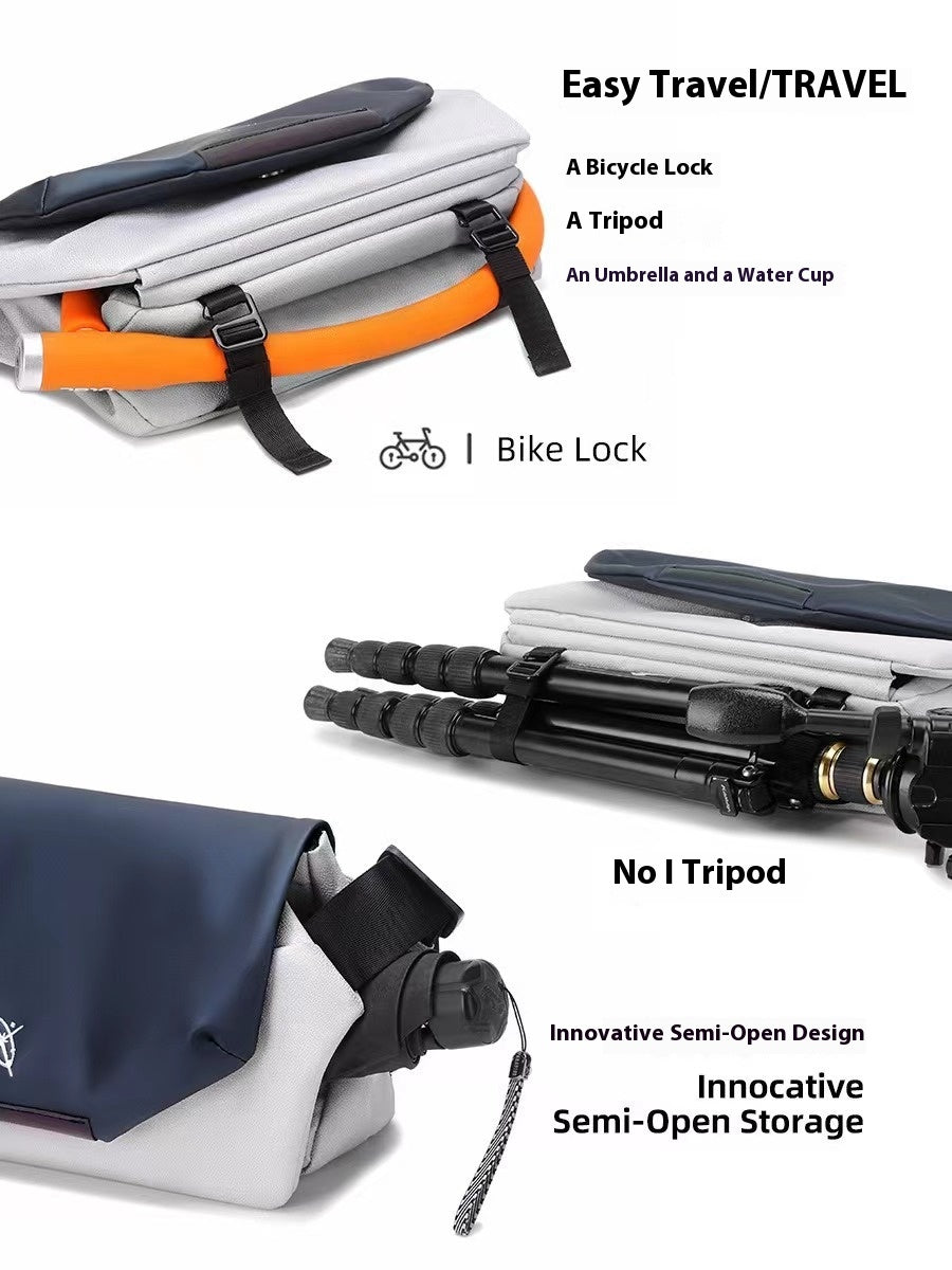Light And Shadow Planetary Camera Crossbody Nebula Large Capacity Boys Shoulder Riding Chest Bag
