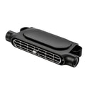 Bladeless Car USB Fan – 3-Speed Silent Cooling, Fits All Vehicles, Car Seat Fan with USB Charging Cable, Black & White — imag