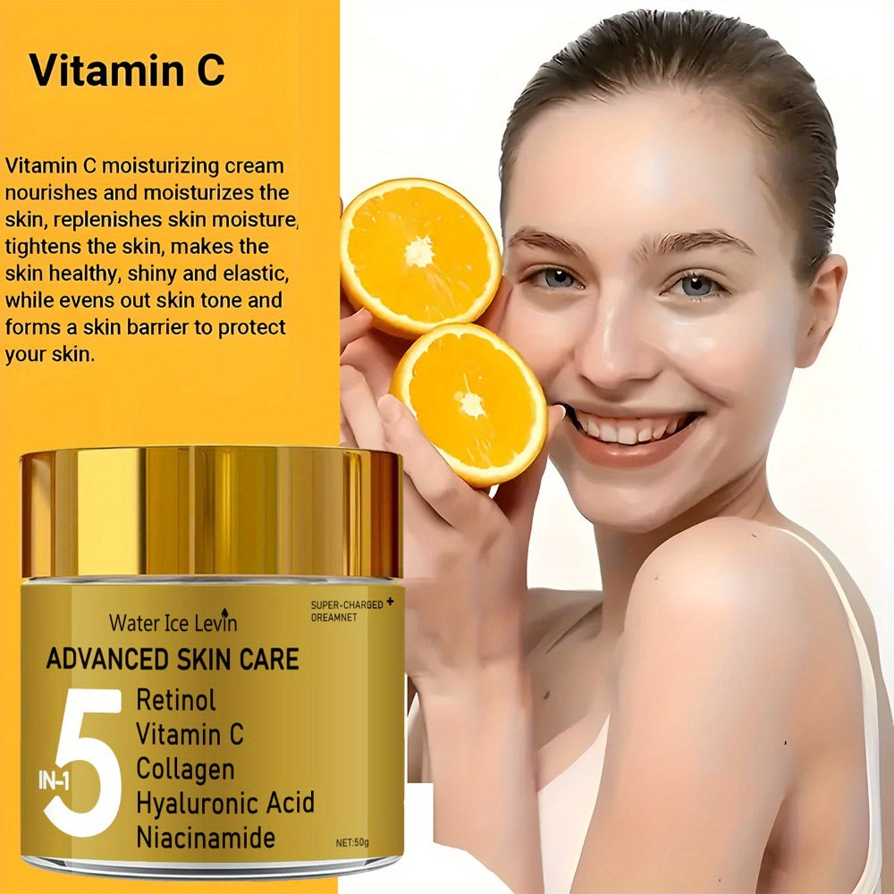 Face Cream Retinol Niacinamide 5-in-1 Formula with Vitamin C, Collagen and Hyaluronic Acid — image 5