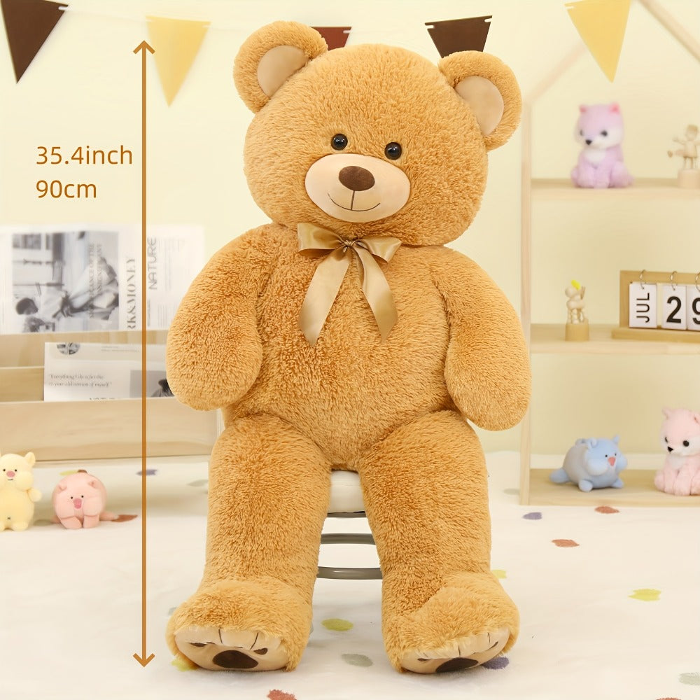 Stuffed Animal Giant Brown Teddy Bear with Oversized Seated Shape and Photo-Color Option for Room Decor — image 2