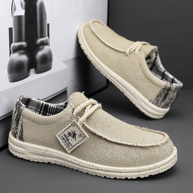 Men's Canvas Sneakers - Simple All-Match Casual Trainers