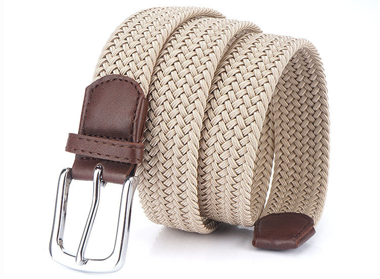 Canvas Elastic Stretch Belt Pin Buckle Canvas Belt
