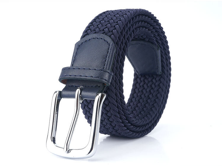 Canvas Elastic Stretch Belt Pin Buckle Canvas Belt