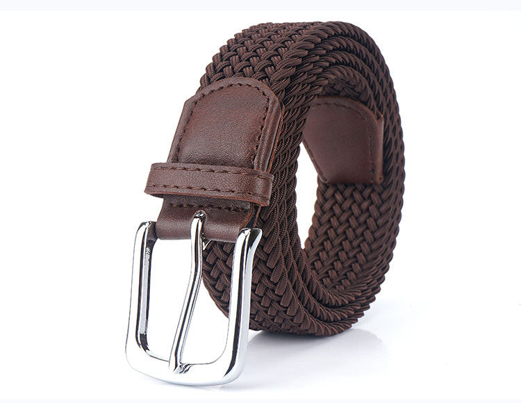Canvas Elastic Stretch Belt Pin Buckle Canvas Belt