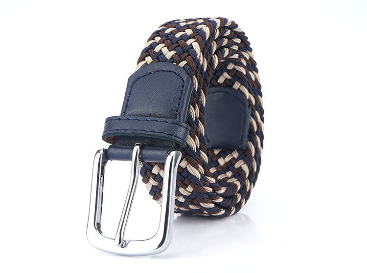 Canvas Elastic Stretch Belt Pin Buckle Canvas Belt