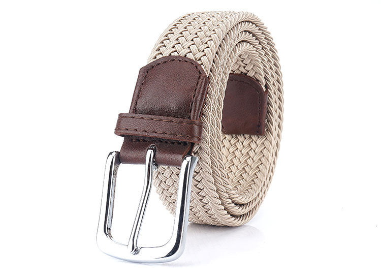 Canvas Elastic Stretch Belt Pin Buckle Canvas Belt