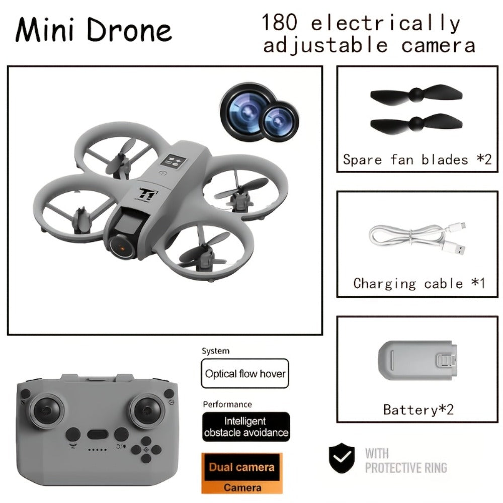 4K RC Airplane Auto Hover Dual Batteries Optical Flow WiFi FPV Camera One-Key Return Roll Anti-Shock Anti-Collision — image 5