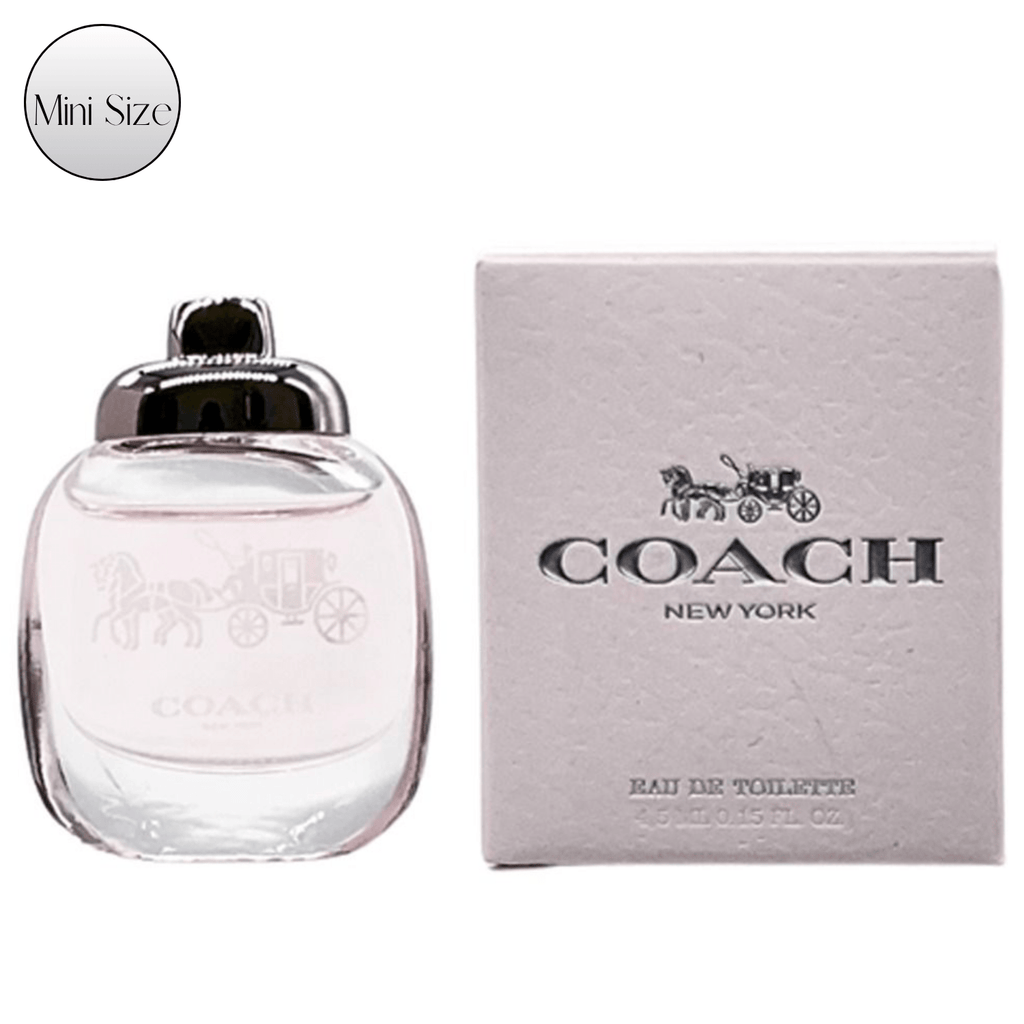 Eau de Toilette Coach New York for Women 4.5ml Mini Bottle with Silver Cap and Pink Boxed Presentation — image 4