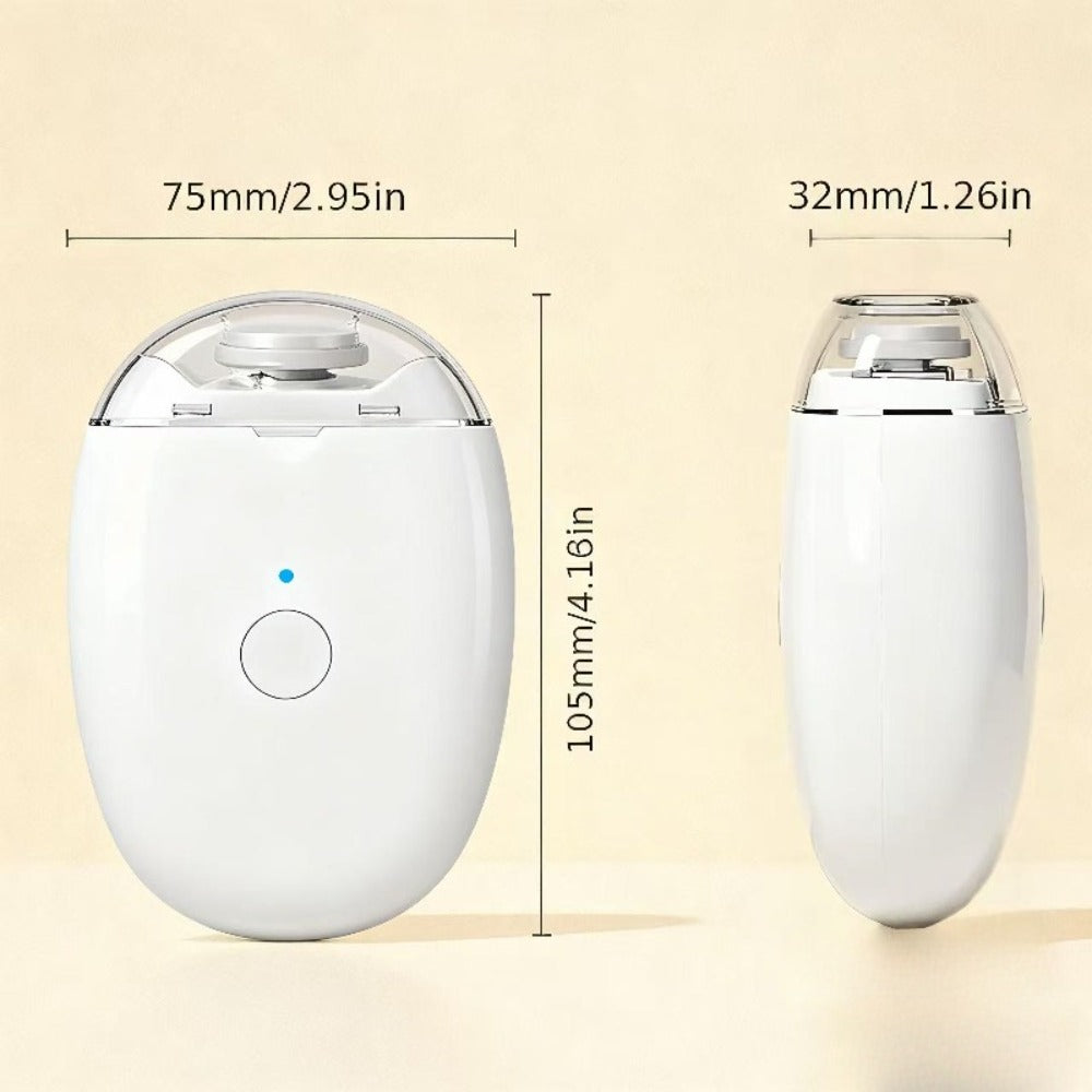 Electric Nail Clipper 2-in-1 Rechargeable USB Nail Trimmer Grinder Polisher Multifunctional Nail Care Tool — image 6