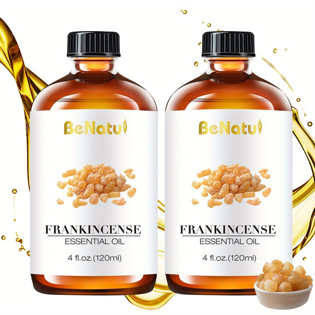 120ml Essential Oil Bottle with Frankincense, Lemon, Lemongrass or Rosemary Labels and 1- or 2-Bottle Options — image 13