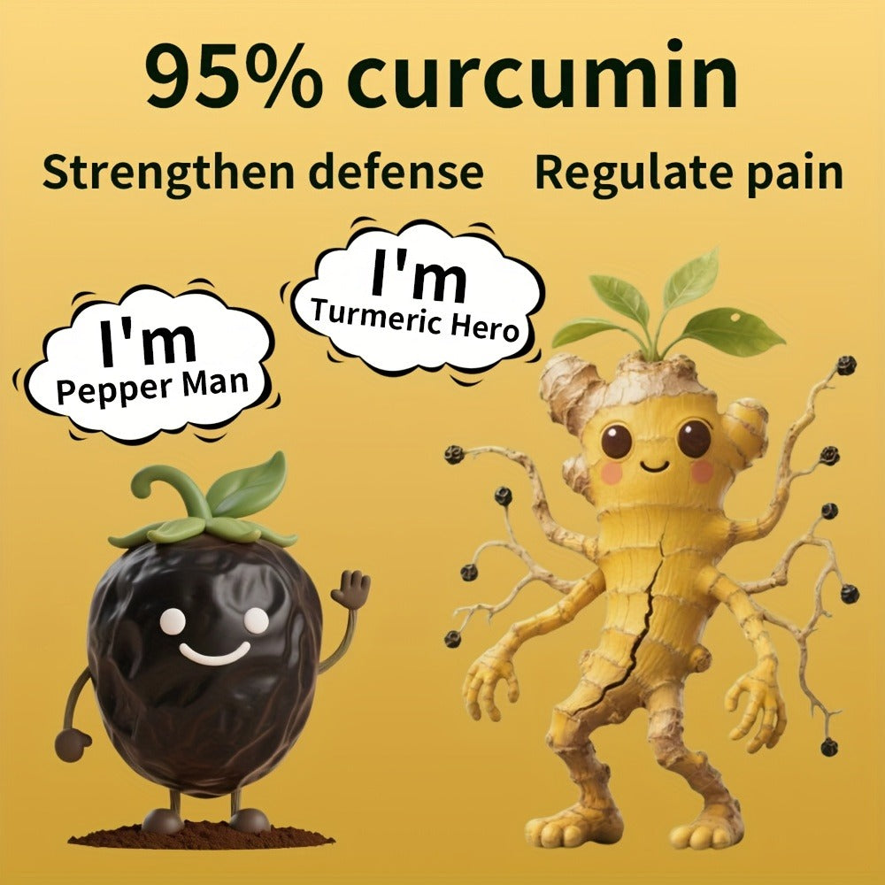 Turmeric Gummies with Black Pepper & Mint, 2000% Higher Absorption Curcumin, Anti-Inflammatory Joint — image 13