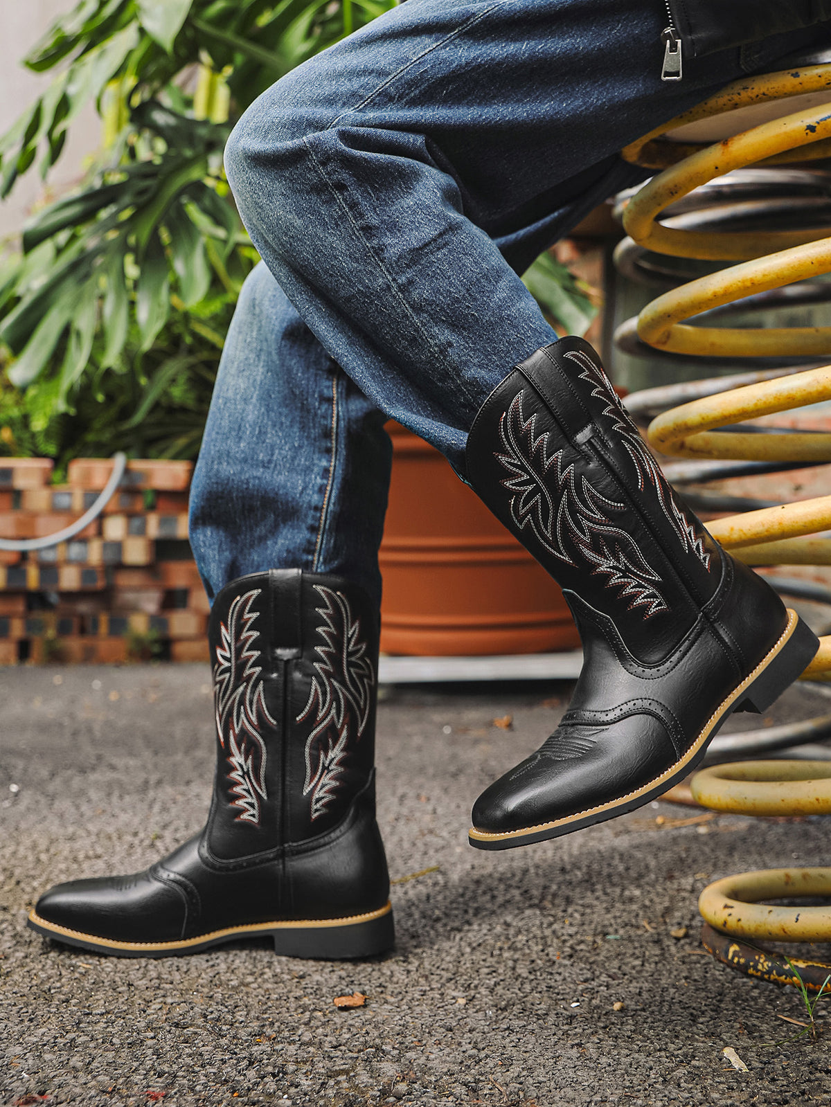 Men's Shoes Autumn New Leather Boots