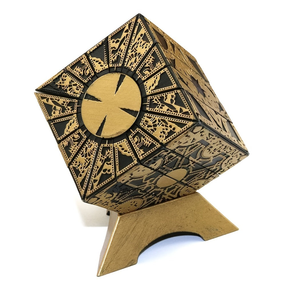 Lament Configuration Puzzle Box Cube, Functional Detachable Deformation Lock Box with Display Base — image 3