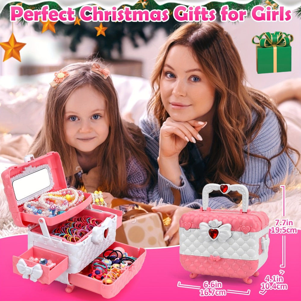 Kids Jewelry & Dress-Up Set 152 PCS, Costume Jewelry Hair Clips Bands & Accessories for Girls Ages 3+ — image 2