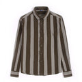 Japanese wide stripes men's casual
