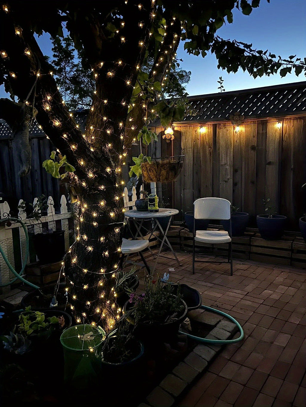 Two-Pack Solar Fairy String Lights, 104 Feet with 300 LEDs, Flexible Wire and Three Color Options — image 10