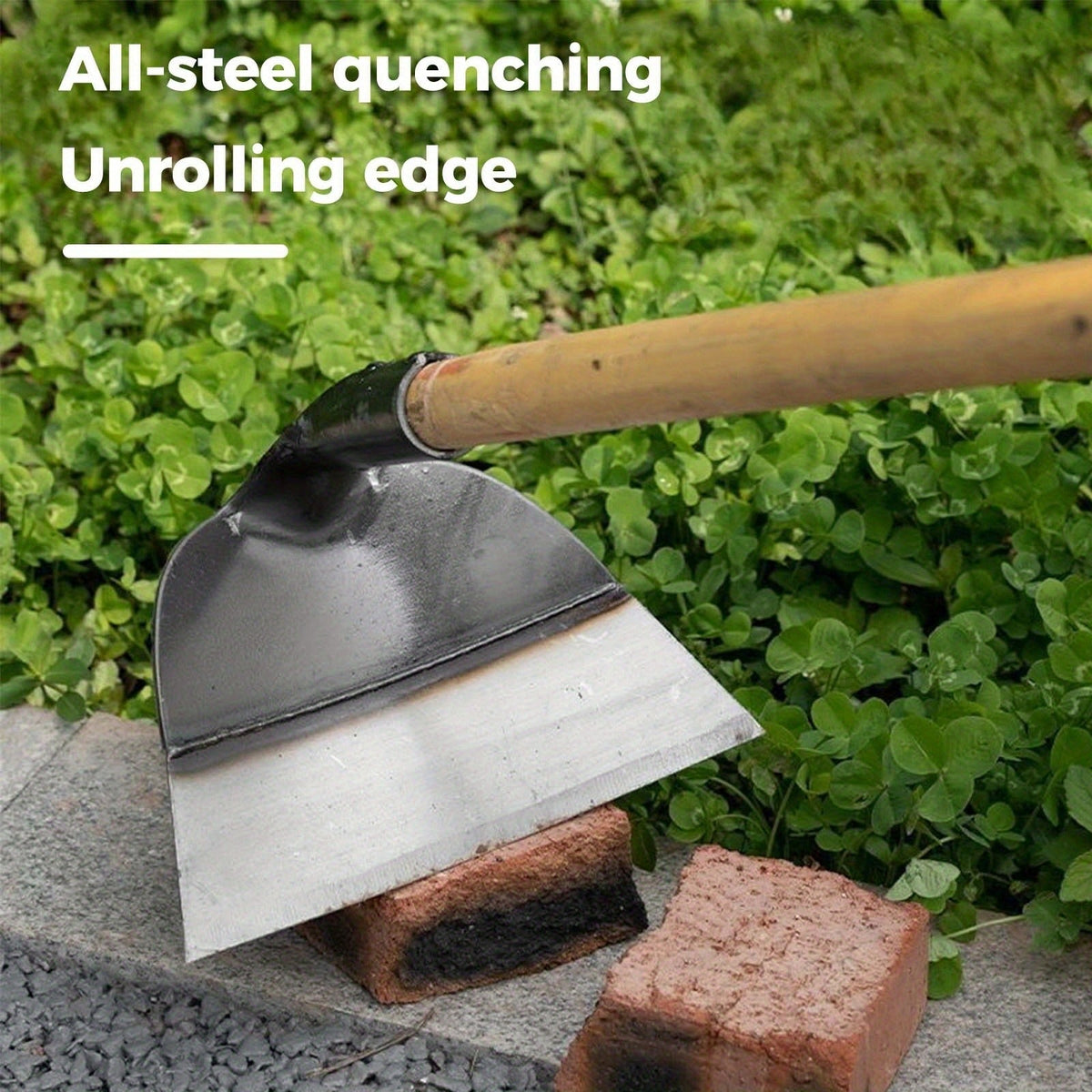Weeding Tool Manual Carbon Steel Sharp Blade Root Removal Portable Hand Weeder for Garden Farm Lawn Vegetable Patch Spray-Coa