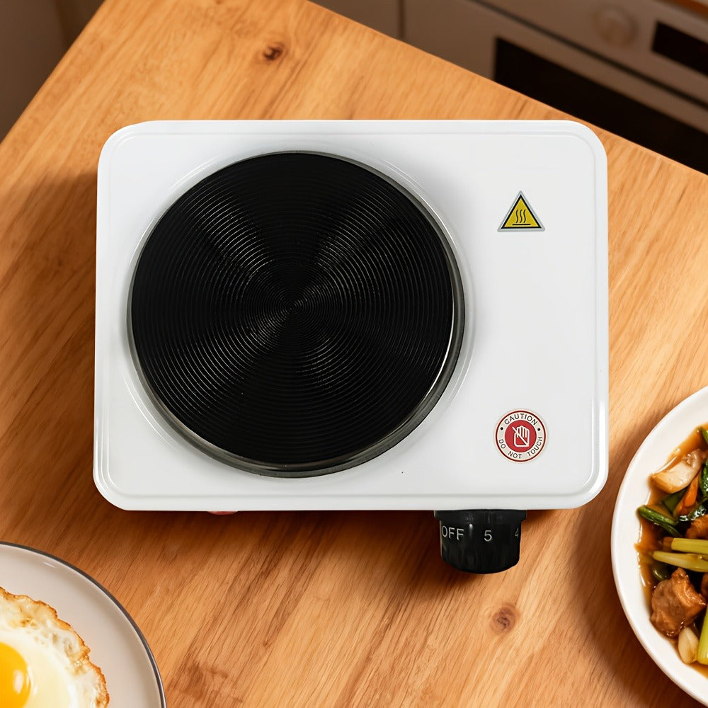 Electric Stove Desktop 5-Speed Temperature Control, Portable Electric Burner for Home & Camping, Compact Quick-Heating Counte