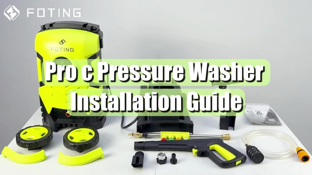 Pressure Washer 5000PSI Electric Power Washer 2.4-3.6GPM Adjustable 8-Level Touch Screen 34" Tall for Garden, Patio and Yard 