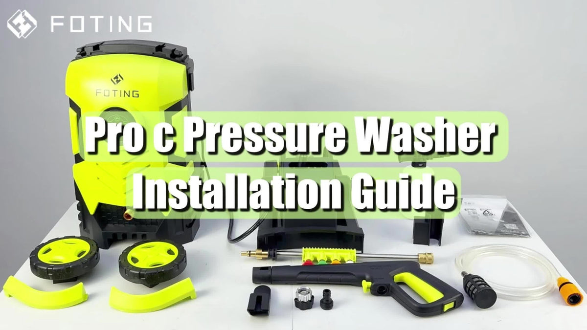 Pressure Washer 5000PSI Electric Power Washer 2.4-3.6GPM Adjustable 8-Level Touch Screen 34" Tall for Garden, Patio and Yard 
