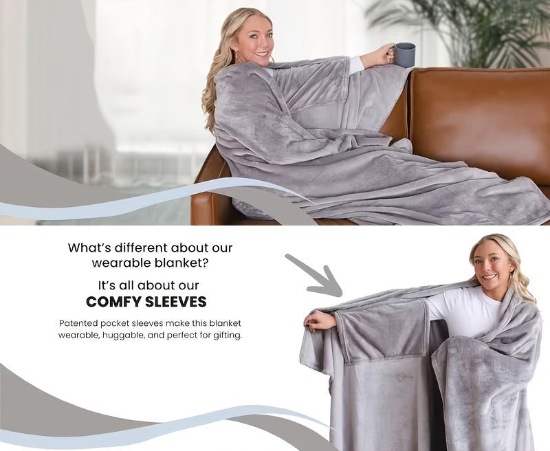 Portable Outdoor Blanket All-Season Soft Lightweight Throw for Work Break Camping Picnic Travel – 6 Colors Gift for Men & Wom