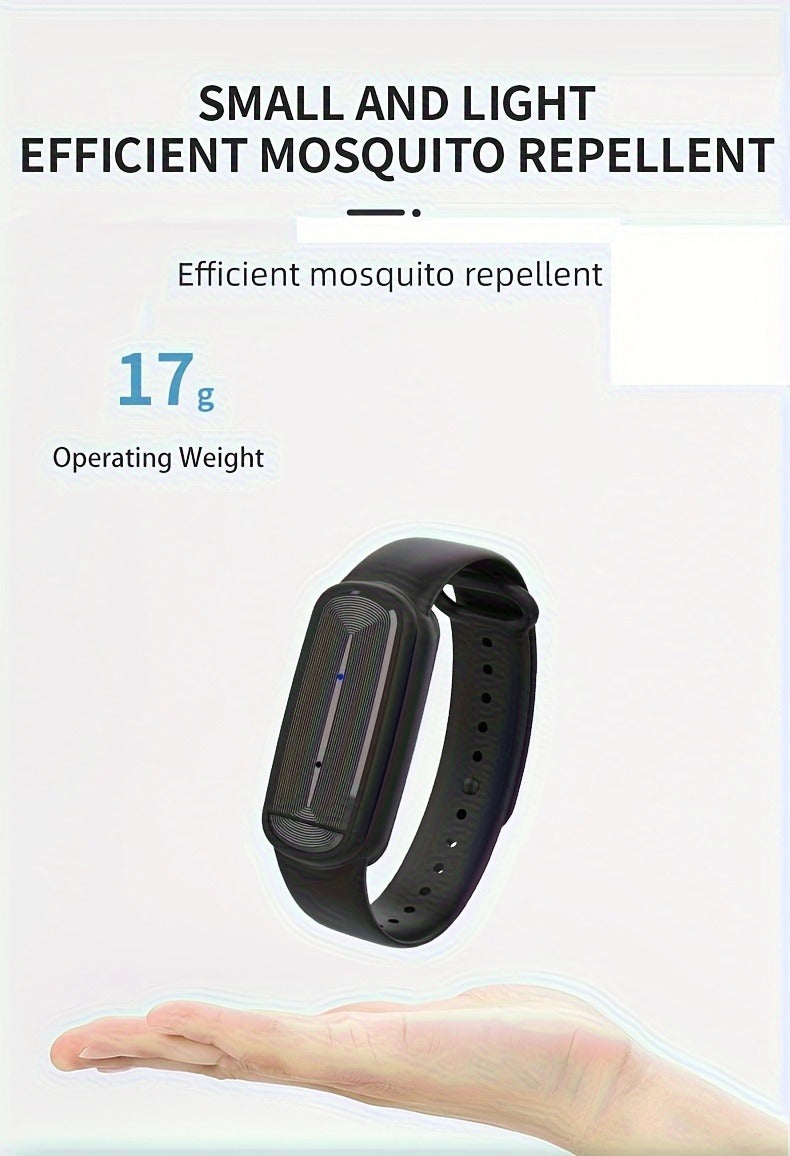 Mosquito Bracelet, Ultrasonic Soundwave Technology, USB Rechargeable, Wristband for Camping Outdoor Hiking Travel — image 10