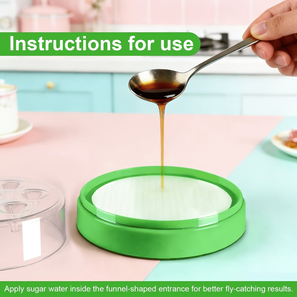 Flying Insect Trap 2 Pack – Non-Toxic Reusable Bug Catcher with 7 Holes, No Electricity, Safe for Home & Garden — image 12