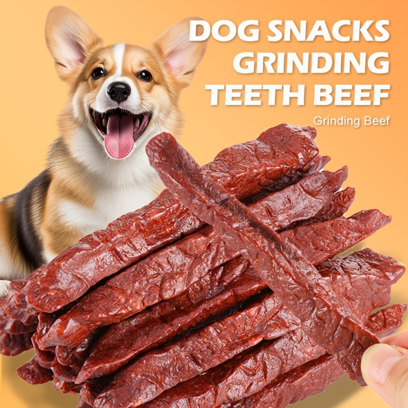 Dog Treats Beef Tendon Strips, Beef Cubes and Egg Yolk Bites in Seven 150g Variety Options — image 23