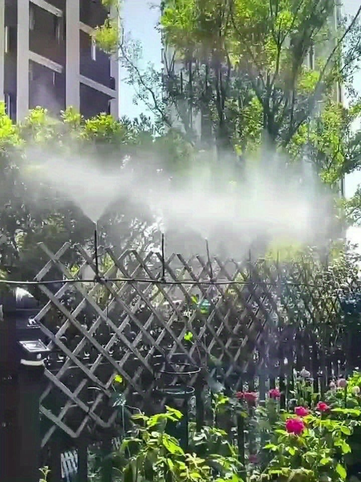 Garden Sprinkler Kit Rotating Copper Nozzle Automatic Irrigation System for Lawn Balcony Misting — image 11