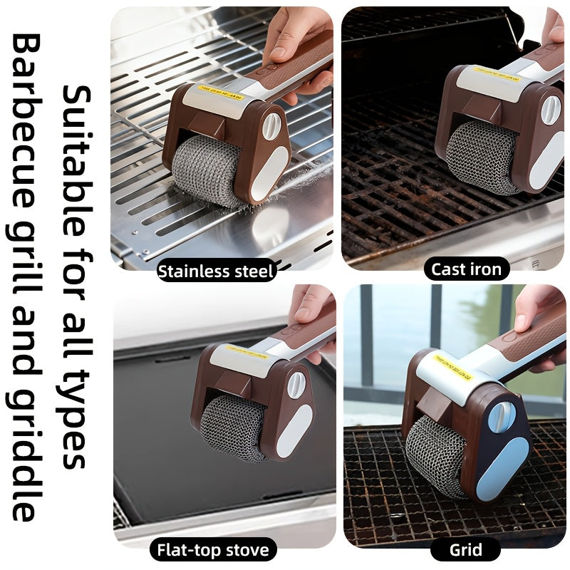 BBQ Grill Brush Electric Wireless Barbecue Cleaner Scraper for Grill Grates for Grilling, Camping and Outdoor Meals — image 2