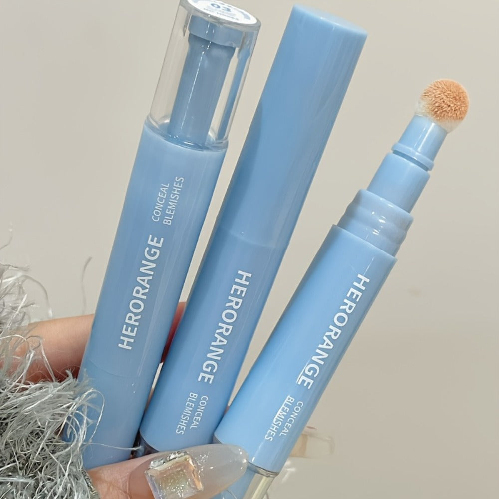 Three-Color Concealer Pen Set with Rounded Sponge-Tip Applicators and Compact 12.3 cm Tube Format — image 7