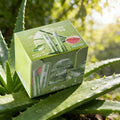 12-Piece Aloe-Themed Lip Balm Stick Set with Color-Changing Finish, Beeswax and Vitamin E Labels — image 11