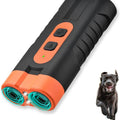 Ultrasonic Dog Device - Handheld Bark Control with Dual-Head System, LED Light & One-Touch Operation for Small Medium Large D