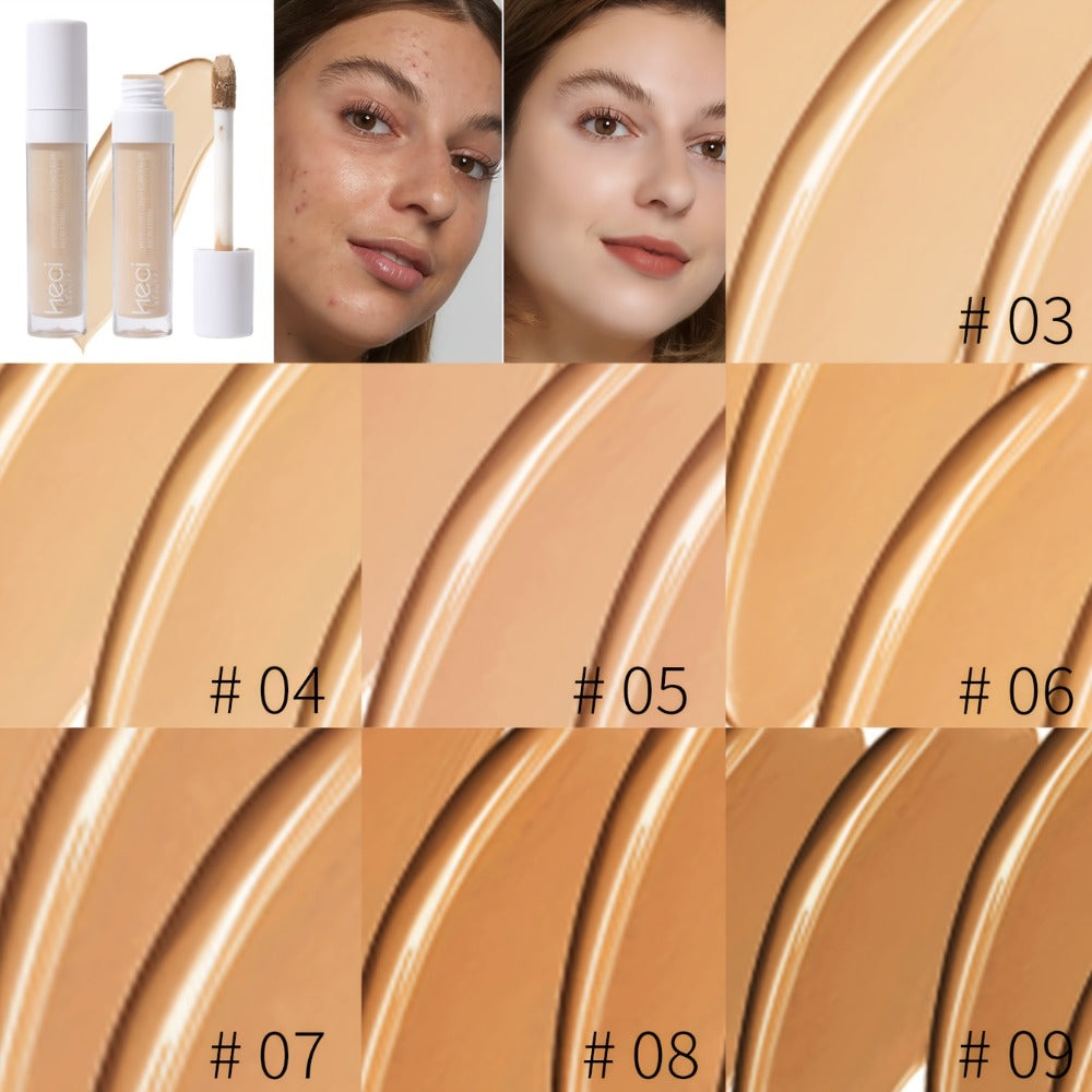 Liquid Concealer and Contour Stick Set 2 Pcs Buildable Coverage Pore Minimizing, for Makeup, Travel and Everyday Vanity Use —