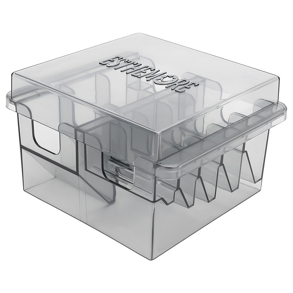 Barber Tool Organizer 8-Slot Clear Plastic Storage Box for Grooming Accessories and Hair Clippers Scissors — image 4
