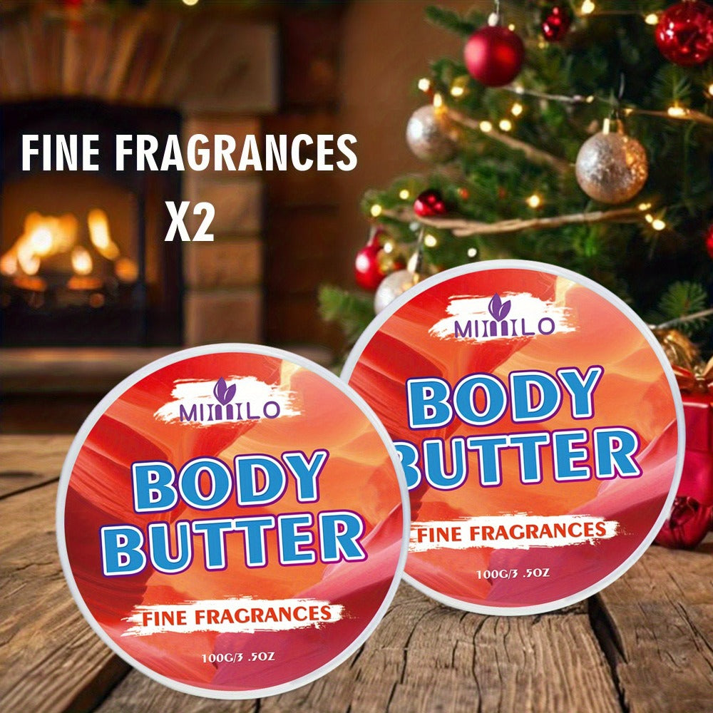 Fruity Body Glaze Set 8 Scents 100g×2 – Pineapple Coconut Strawberry Coffee Peach Doughnut Birthday Cake Non-Greasy All-Day M