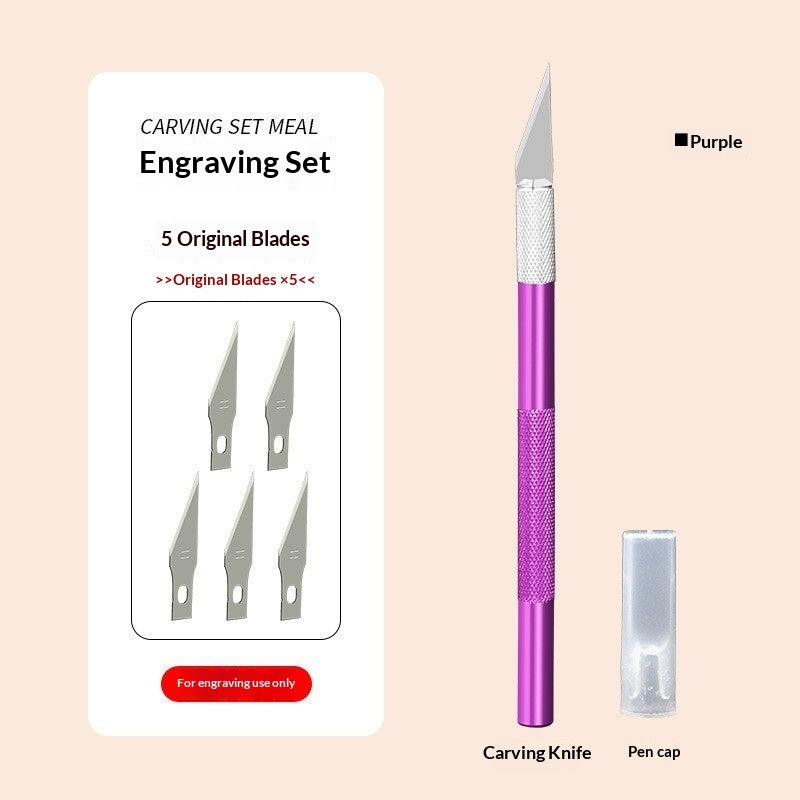 Aluminum Alloy Carving Knife Set