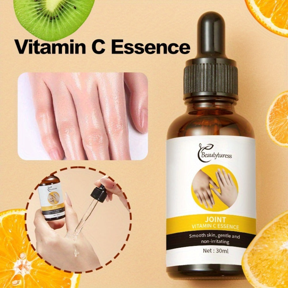Face Serum Vitamin C Two-Bottle Set with Light Beige Liquid Texture and Amber Dropper Packaging — image 6