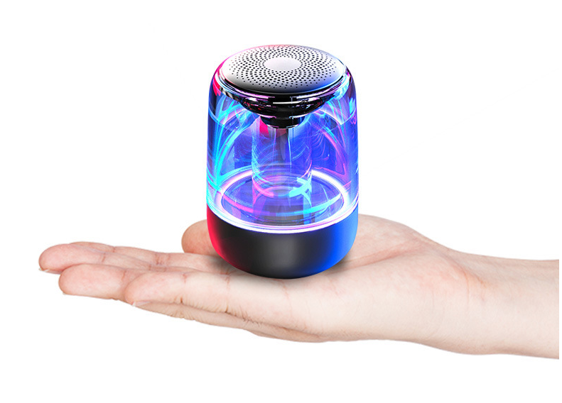 Portable Speakers Bluetooth Column Wireless Bluetooth Speaker Powerful Bass Radio with Variable Color LED Light