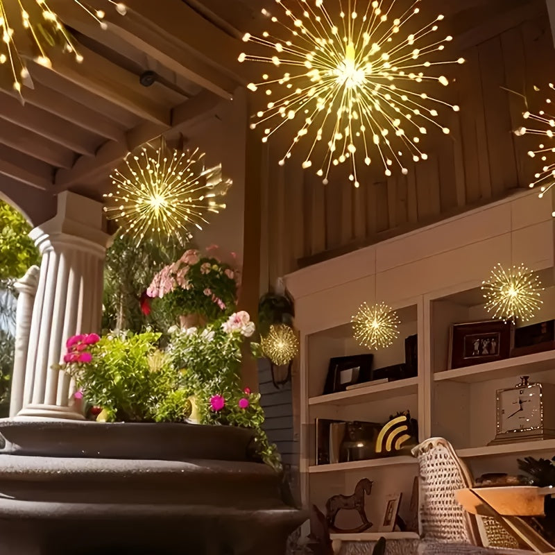 Solar Starburst Firework Light Set with 240, 360 or 450 LEDs, Remote and Eight Lighting Modes — image 14