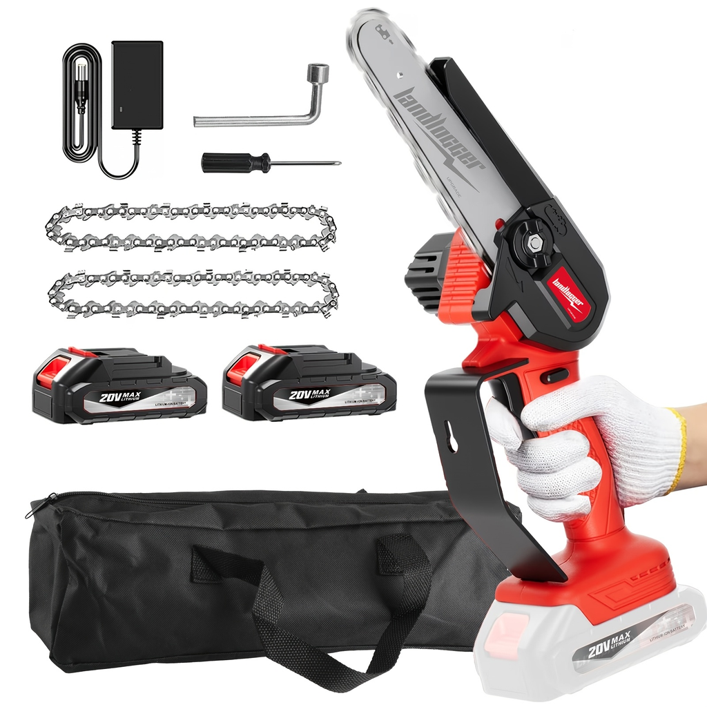 Mini Chainsaw Cordless 4 & 6 Inch Electric - Upgraded Portable Battery Chainsaw with Safety Lock — image 15